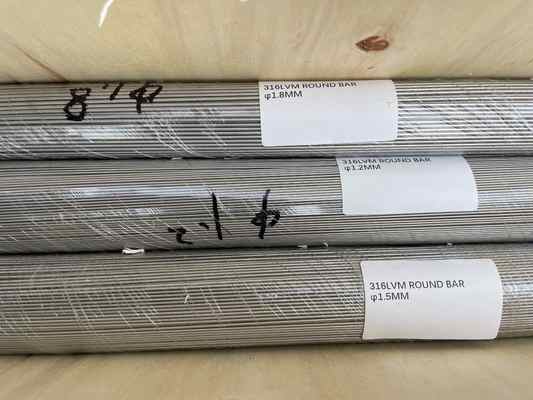 Stainless Steel 316LVM Wires Bars ASTM F138 ISO 5832-1