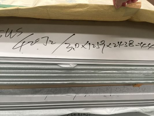 Martensitik Sertleştirilebilir JIS SUS420J2 Paslanmaz Çelik Levha ve Plakalar
